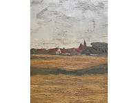 Olieverf schilderij op doek. gesigneerd. belgische school - afbeelding 8 van  28