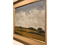 Olieverf schilderij op doek. gesigneerd. belgische school - afbeelding 16 van  28