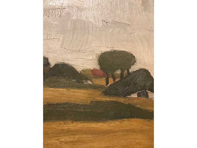 Olieverf schilderij op doek. gesigneerd. belgische school - afbeelding 21 van  28