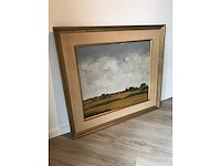 Olieverf schilderij op doek. gesigneerd. belgische school - afbeelding 23 van  28