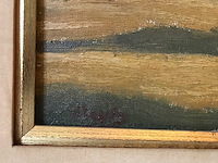 Olieverf schilderij op doek. gesigneerd. belgische school - afbeelding 27 van  28