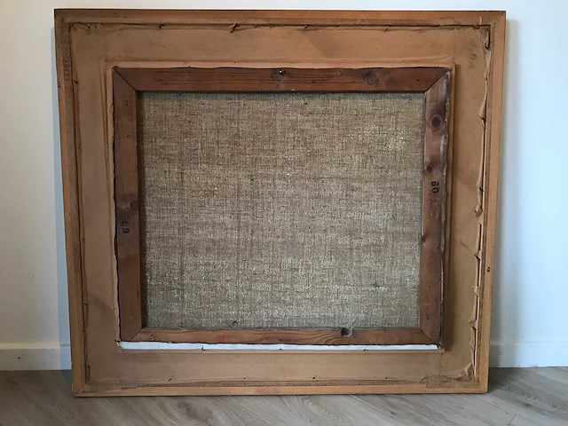 Olieverf schilderij op doek. gesigneerd. belgische school - afbeelding 28 van  28