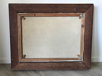 Olieverf schilderij op doek. kalveren in het weiland. gesigneerd. - afbeelding 7 van  8