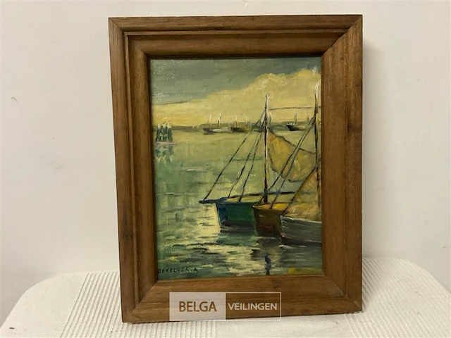 Olieverfschilderij a.dekelver - afbeelding 1 van  5