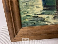 Olieverfschilderij a.dekelver - afbeelding 5 van  5