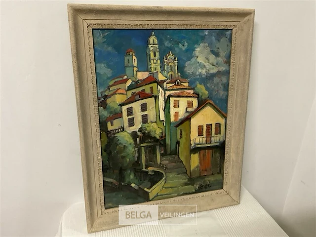 Olieverfschilderij clement van campenhout - afbeelding 2 van  5