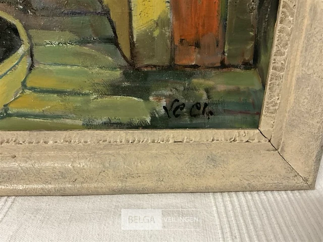 Olieverfschilderij clement van campenhout - afbeelding 5 van  5