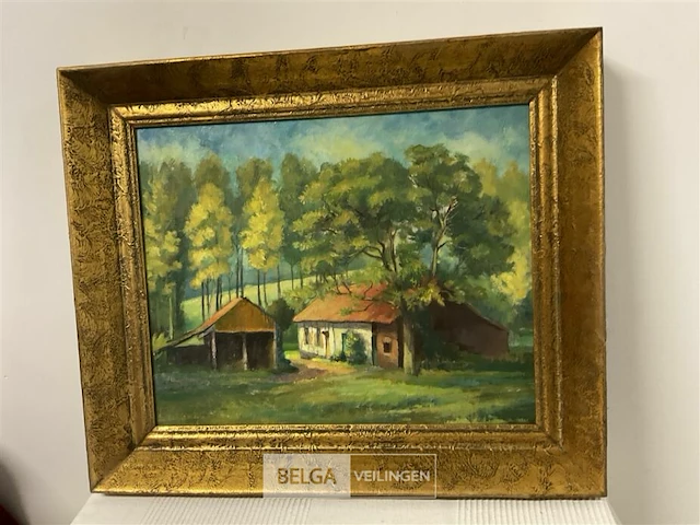 Olieverfschilderij clement van campenhout - afbeelding 1 van  5