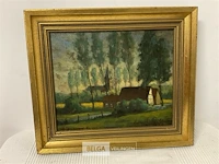 Olieverfschilderij clement van campenhout - afbeelding 1 van  5