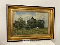 Olieverfschilderij de wolf