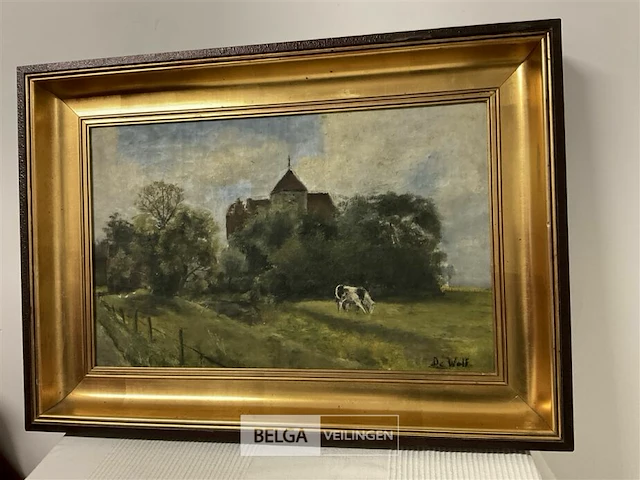 Olieverfschilderij de wolf - afbeelding 2 van  6