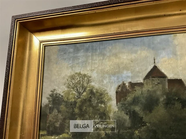 Olieverfschilderij de wolf - afbeelding 3 van  6