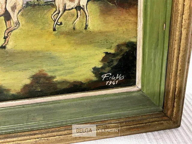 Olieverfschilderij f. de vos - afbeelding 3 van  3