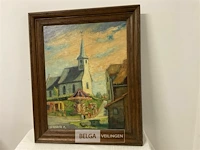 Olieverfschilderij f.dekelver - afbeelding 1 van  4