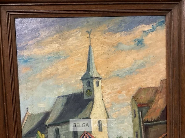 Olieverfschilderij f.dekelver - afbeelding 4 van  4