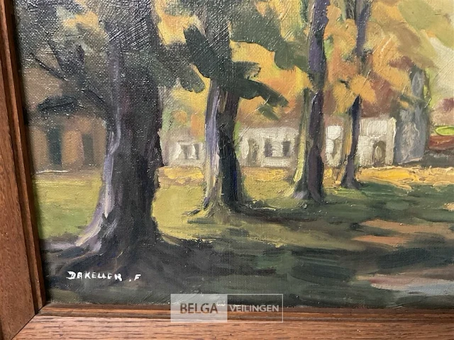 Olieverfschilderij f.dekelver - afbeelding 3 van  5