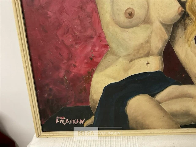 Olieverfschilderij fraikin - afbeelding 4 van  6
