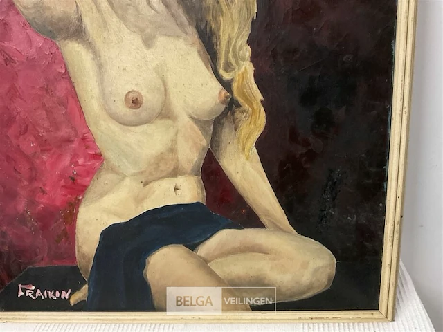 Olieverfschilderij fraikin - afbeelding 5 van  6