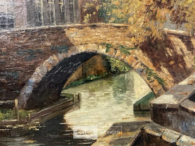 Olieverfschilderij jan maes - afbeelding 8 van  8