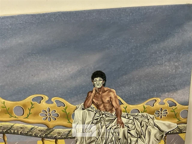 Olieverfschilderij jorge manosalvas - afbeelding 3 van  5