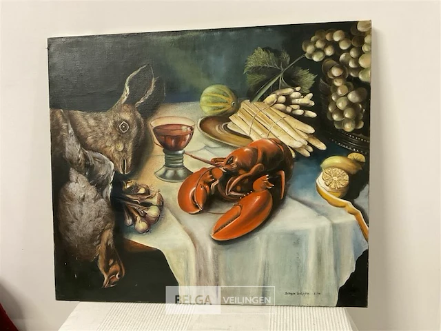 Olieverfschilderij simone verlaine - afbeelding 2 van  7