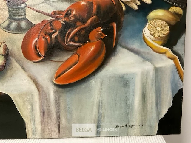 Olieverfschilderij simone verlaine - afbeelding 5 van  7