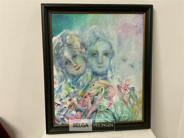 Olieverfschilderij simone verlaine - afbeelding 1 van  5