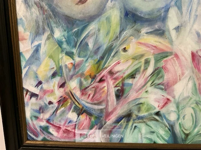 Olieverfschilderij simone verlaine - afbeelding 4 van  5