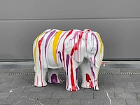 Olifant white trash h60cm - afbeelding 2 van  2