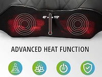 Oliver james shiatsu nek- en rugmassageapparaat met warmte - afbeelding 3 van  3
