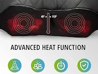 Oliver james shiatsu nek- en rugmassageapparaat met warmte - afbeelding 5 van  6