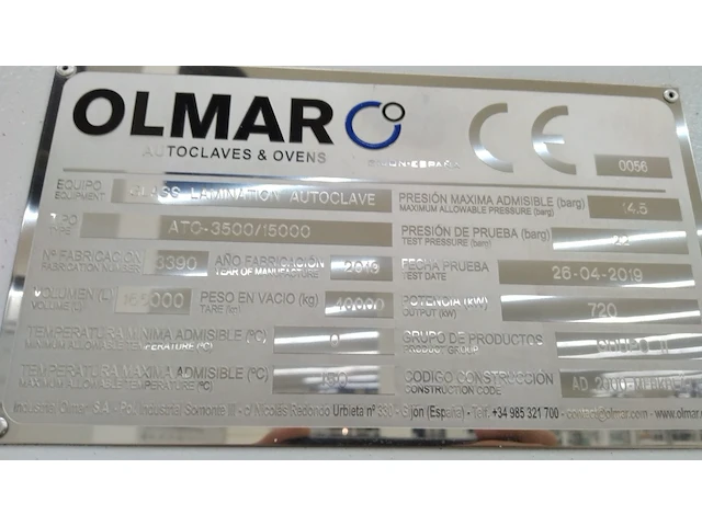 Olmar autoclave - afbeelding 13 van  27