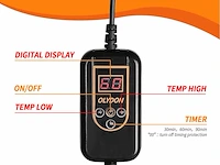 Olydon verwarmde voetensteun bureau - afbeelding 4 van  5