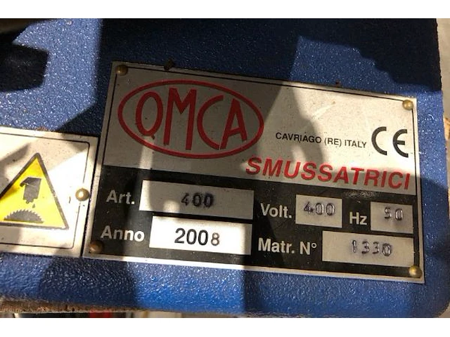 Omca tafelafschuinmachine - afbeelding 5 van  6