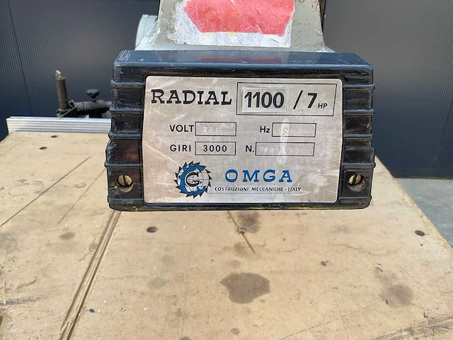 Omga radial arm saw afkortcirkelzaagmachine - afbeelding 9 van  10