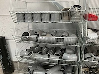 Omniplast partij pvc afvoerbuizen met koppelstukken - afbeelding 6 van  7