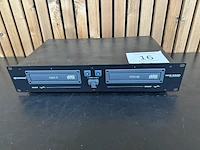 Omnitronic xcp-2800 dual cd - afbeelding 1 van  2