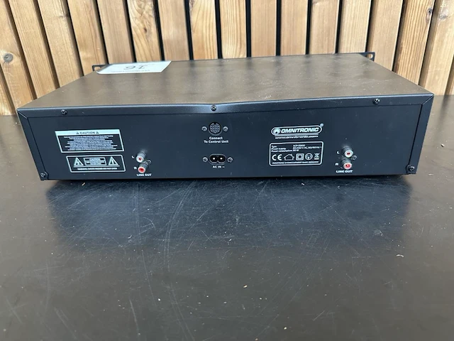 Omnitronic xcp-2800 dual cd - afbeelding 2 van  2