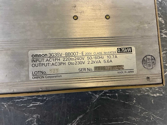 Omron 3g3sv-bb007-e frequentieregelaar (3x) - afbeelding 5 van  7