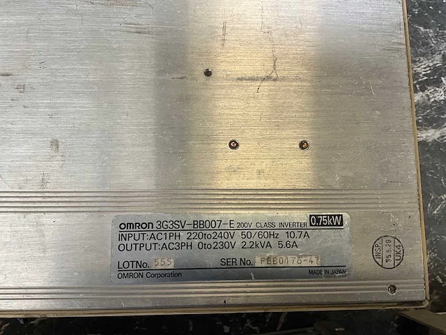 Omron 3g3sv frequentieregelaar (3x) - afbeelding 7 van  7
