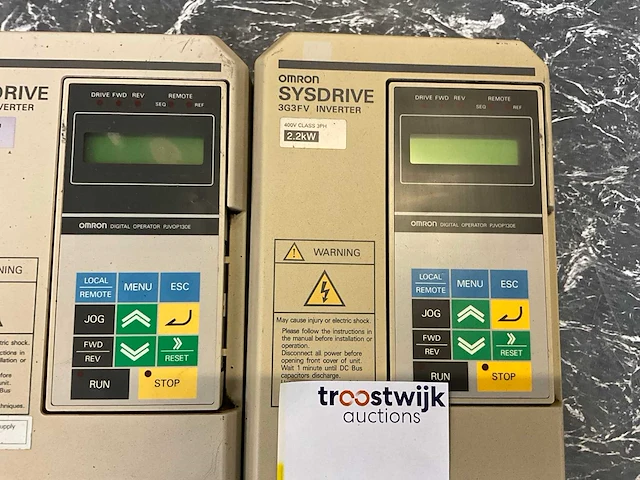 Omron sysdrive 3g3fv frequentieregelaar (2x) - afbeelding 4 van  6