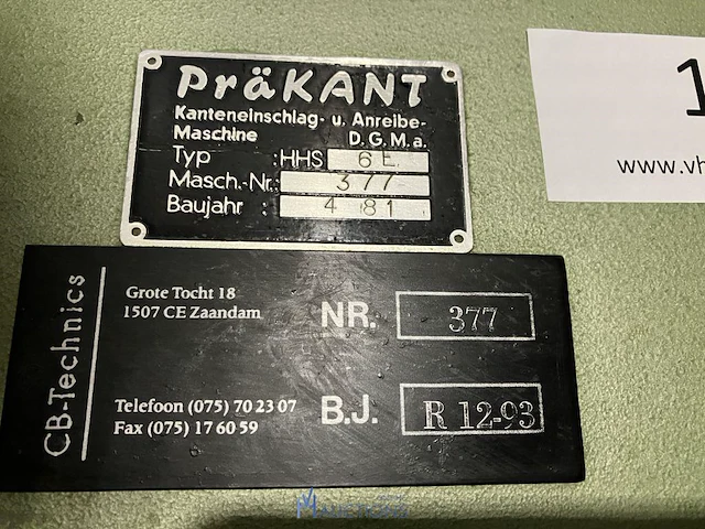 Omslagmachine prakant - afbeelding 3 van  4