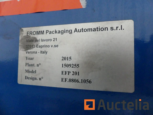 Omsnoermachine fromm efp201 - afbeelding 5 van  14