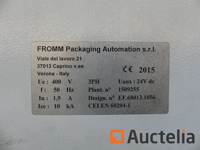 Omsnoermachine fromm efp201 - afbeelding 7 van  14