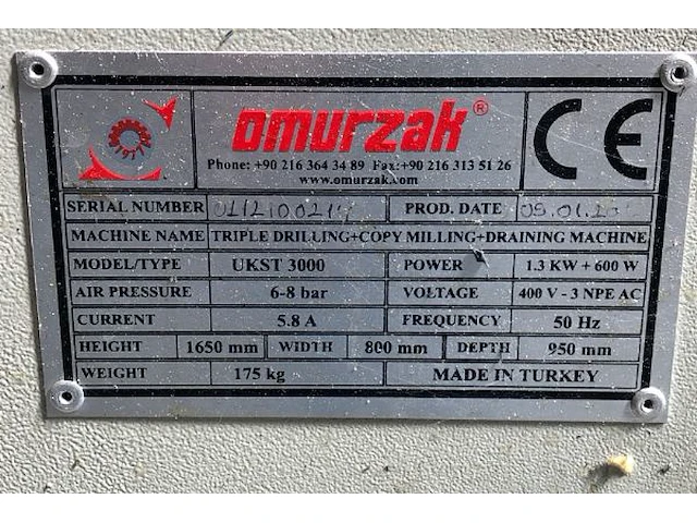 Omurzak kopieer/aftapmachine - afbeelding 4 van  6