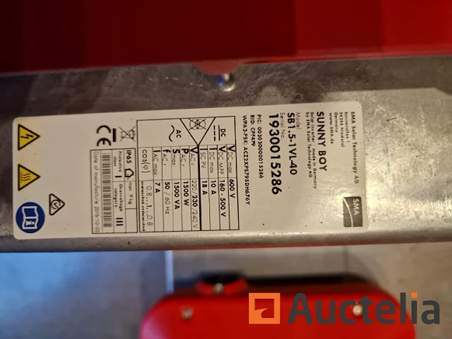 Omvormers voor sma sunny boy fotovoltaïsche panelen - afbeelding 1 van  5
