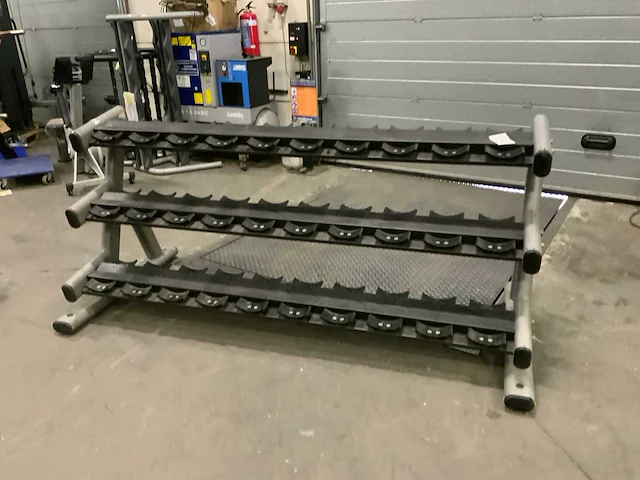 Onbekend 15 pair dumbbell rek krachtstation - afbeelding 1 van  5