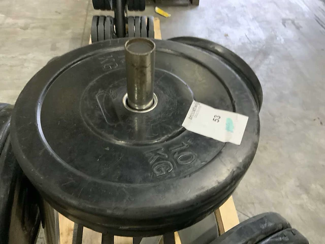 Onbekend bumper plates 50mm 200kg - afbeelding 6 van  6