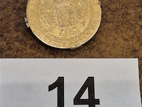 Onbekend, munt als broche, vermoedelijk oostenrijks - afbeelding 1 van  3
