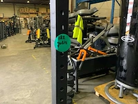Onbekend squat rek met stang krachtstation - afbeelding 3 van  4